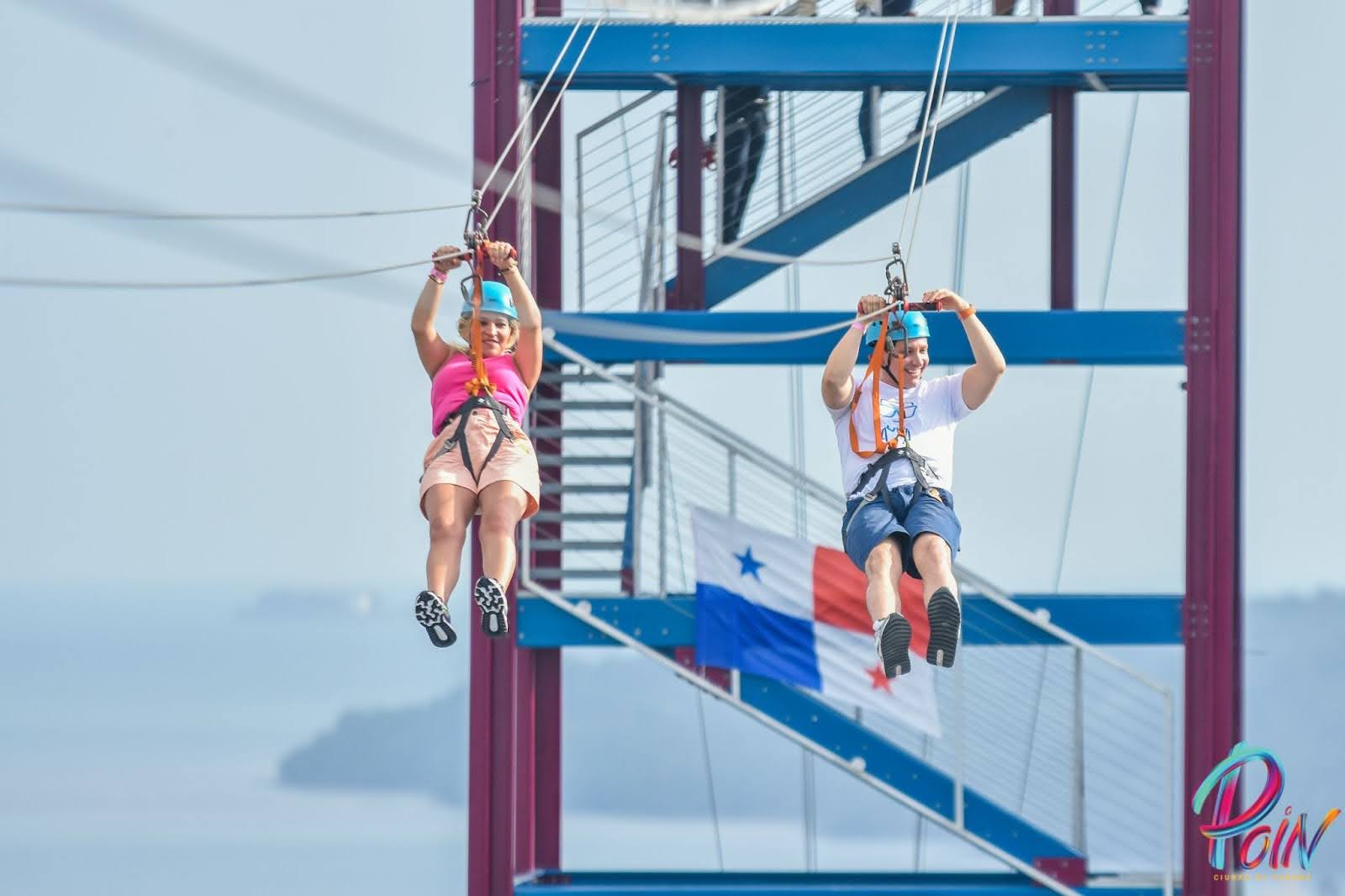 el mejor zipline de Panamá está en POIN.